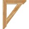 Ekena Millwork Traditional Slat Rough Sawn Bracket, Western Red Cedar, 6"W x 36"D x 44"H BKT06X36X44TRA06RWR - alternate 2